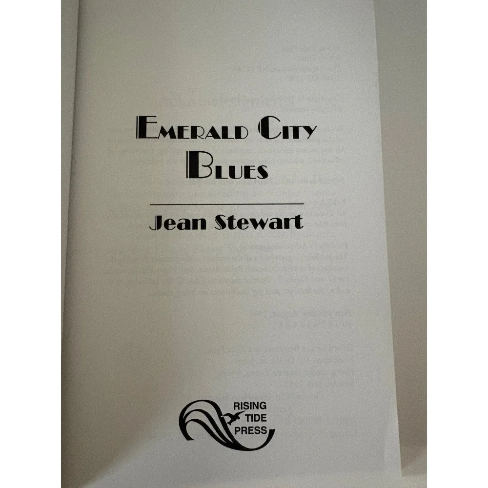 Emerald City Blues by Jean Stewart Rising Tide Press 1996 Paperback 1st Printing